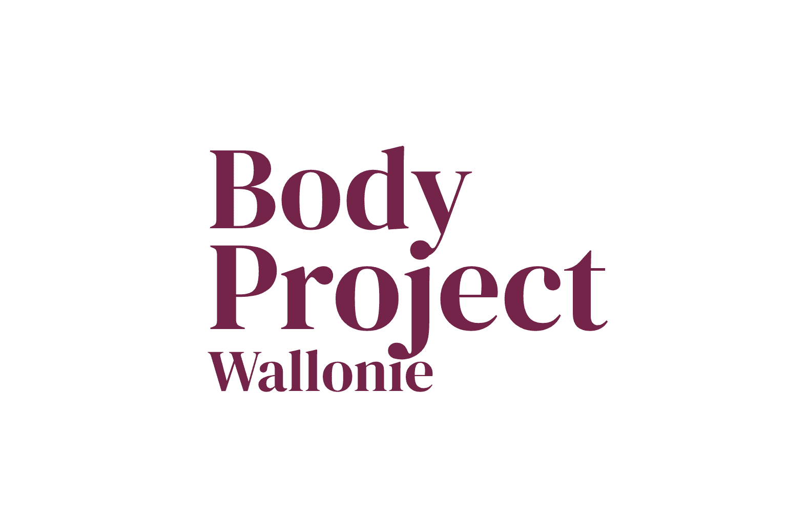 Wordmark van Body Project Wallonie