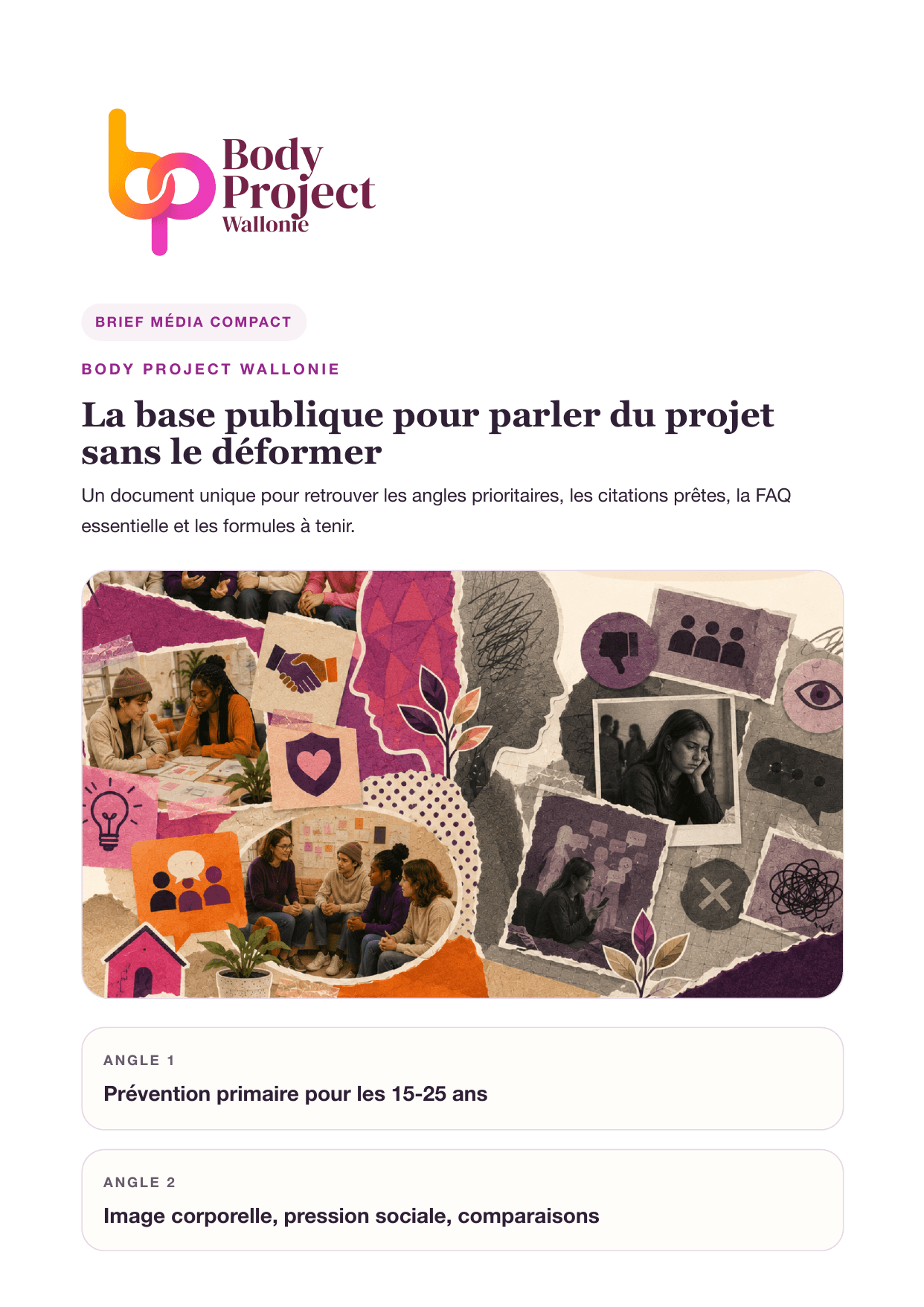 Preview van de compacte media brief
