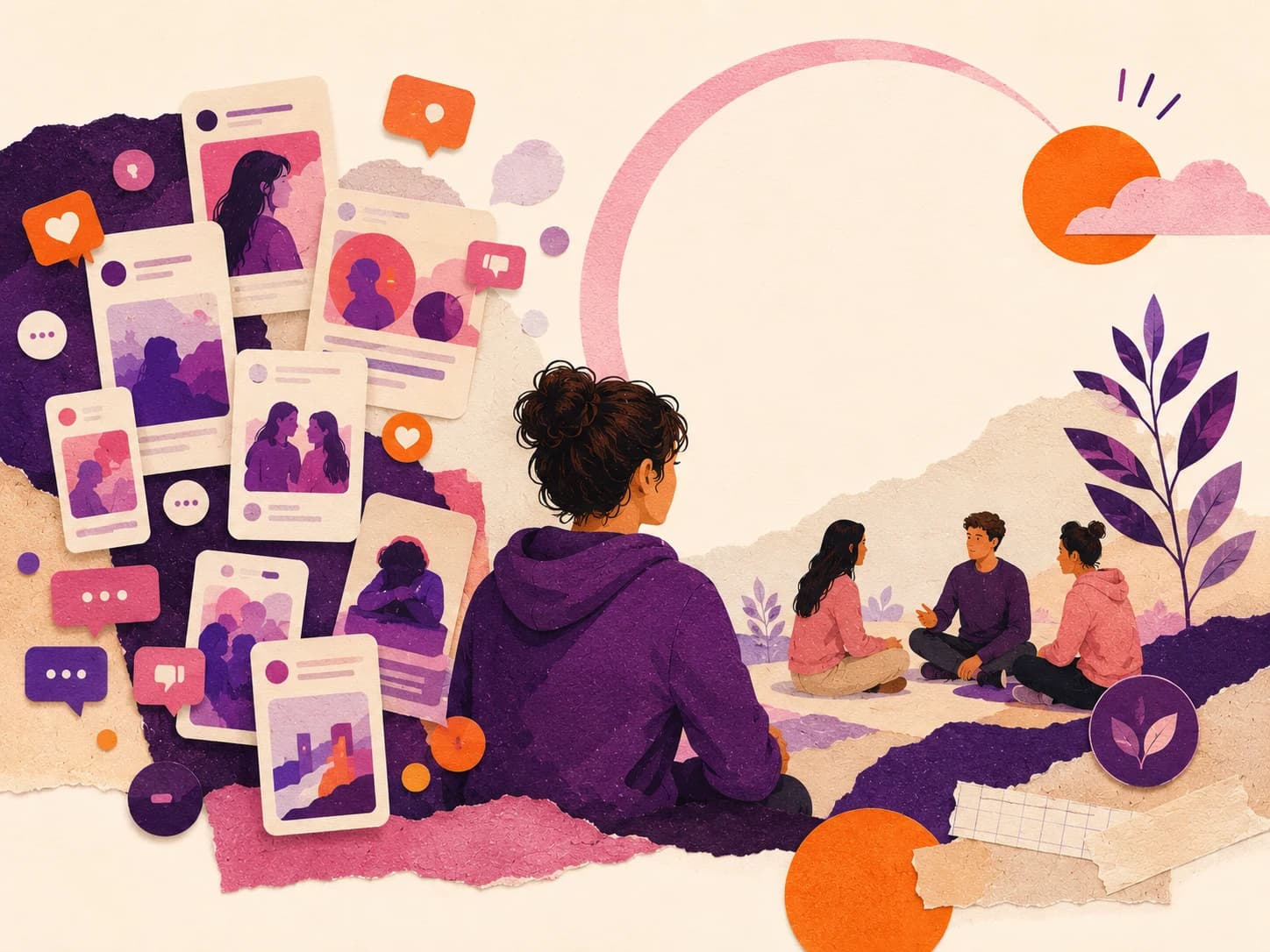 Illustratie van een Body Project-sessie